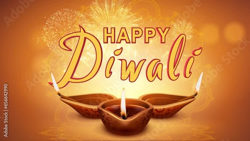 Diwali Add Your Logo Wish Greeting Animation