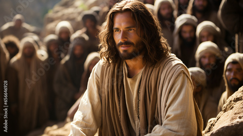 picture of a man who could represent Jesus 