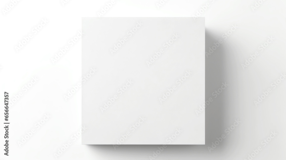 blank white square canvas with shadow on the wall template mockup blank white square canvas with shadow on the wall template mockup