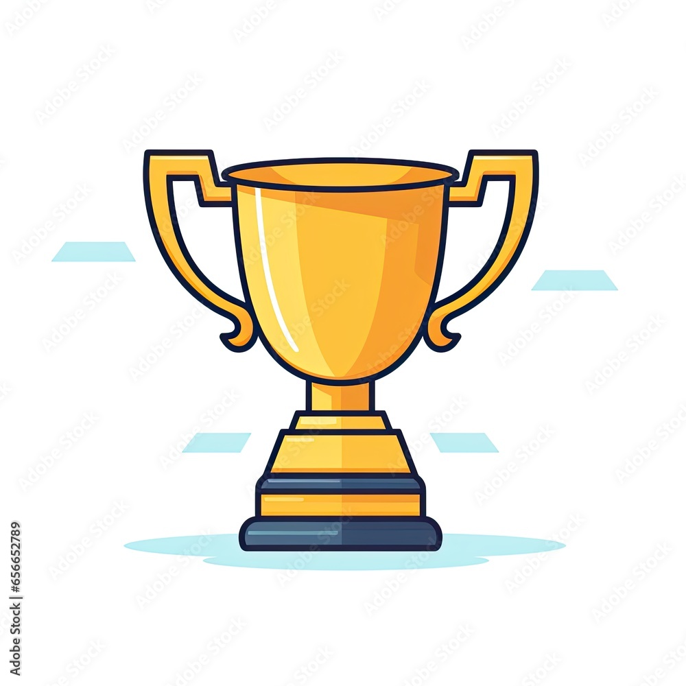 gold cup isolated on white background gold cup isolated on white background