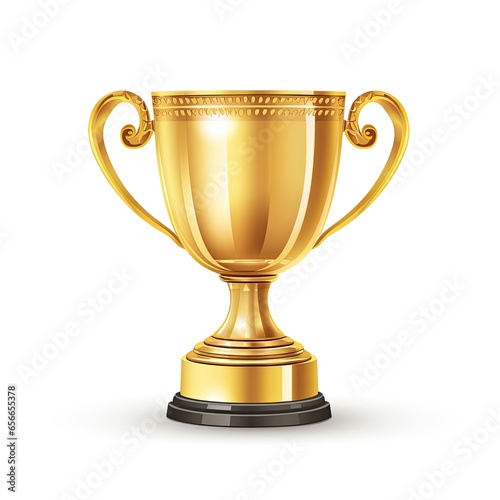 Wallpaper Mural Trophy cup isolated on clean background Torontodigital.ca