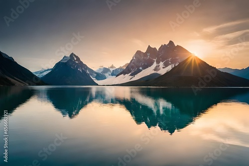 sunrise in the mountains © MuhammadAsad