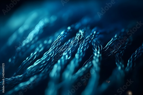 Close up of a network cables for high tech connect in internet data center. Technology background photo