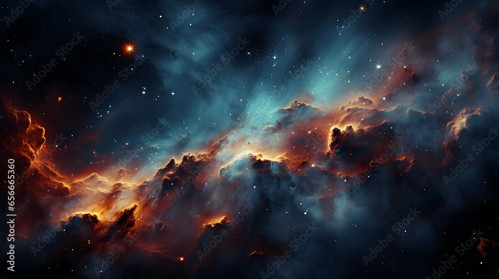 High quality wallpaper of cosmic galaxy