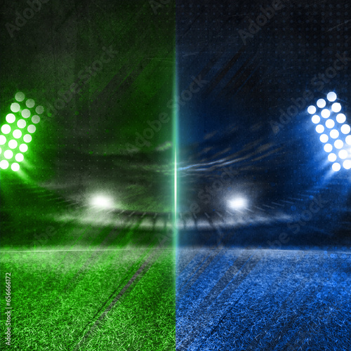 Cricket template for social media posts. Cricket background with stadium lights, gallery and field. Amazing readymade background for sports social media posts. Bangladesh vs India vs Pakistan, England
