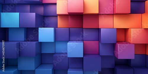 abstract business style background 3D simple colorful