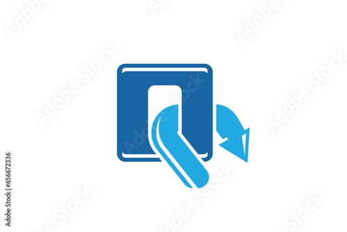 Letter Q Logo Design - Lettermark Logo Design Template
