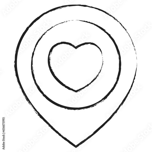 Hand drawn Place icon