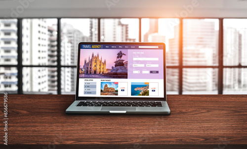 Online travel agency website for modish search and travel planning offers deal and package for flight , hotel and tour booking