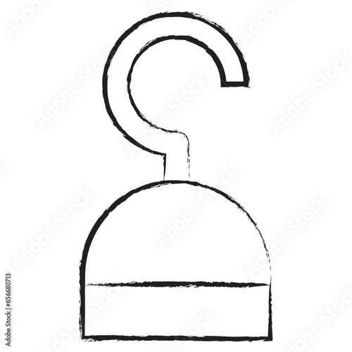 Hand drawn Hand Hook icon