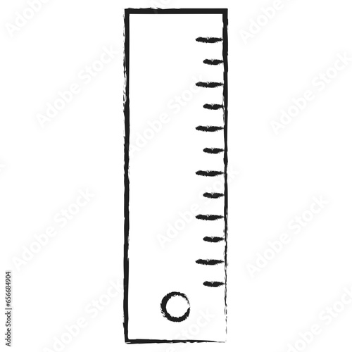 Hand drawn Ruler icon