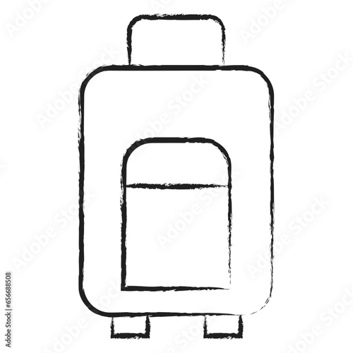 Hand drawn Travel Bag icon