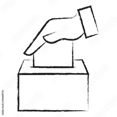 Hand drawn Elect icon