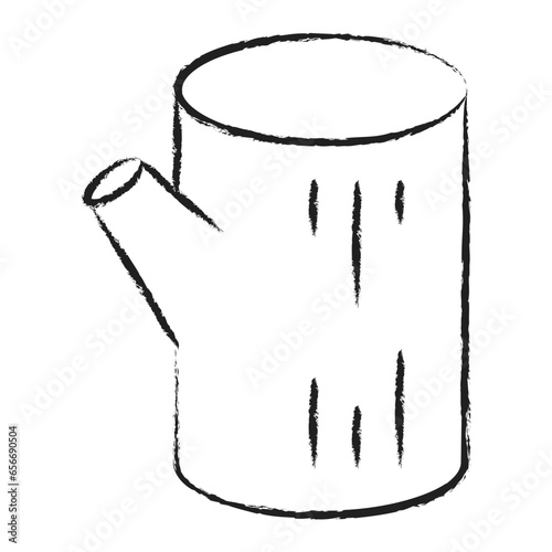Hand drawn Log icon