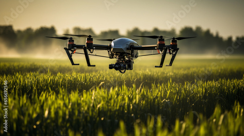 Using quadcopters in crop fields. © ArturSniezhyn