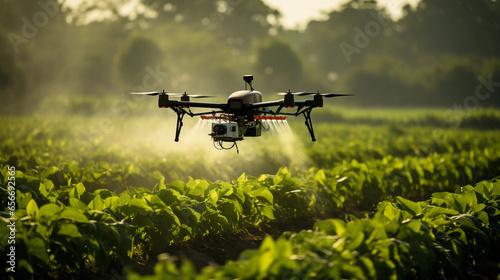 Using quadcopters in crop fields.