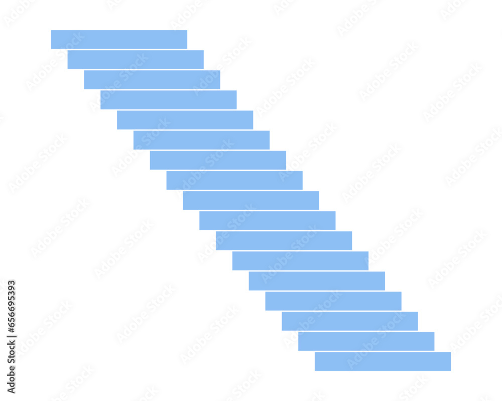 custom made wallpaper toronto digitalSteps staircase 2D cartoon object. Improve level. Stairway isolated vector item white background. New perspective entrance. Climbing achievement. Up and down structure color flat spot illustration