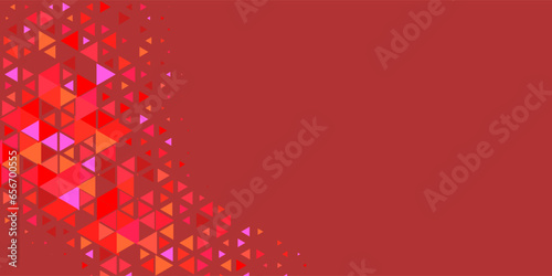  Multicolored abstract Triangle background with variety of triangular shapes and colors, triangles or concave with Copy space 