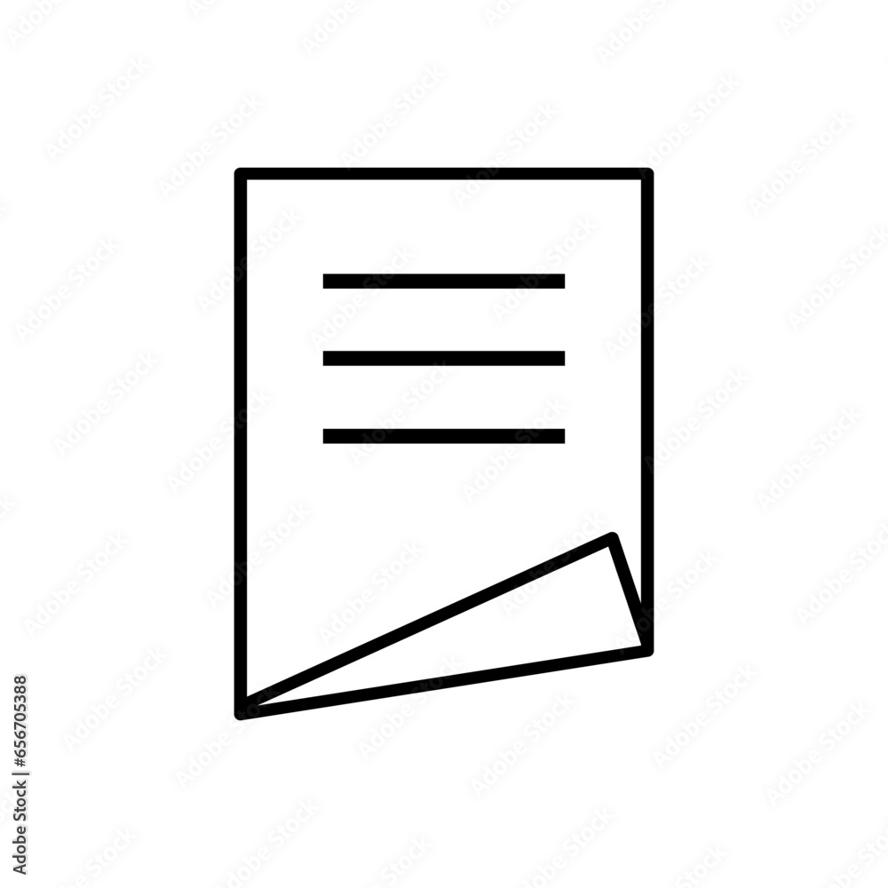 paper icon design vector template paper icon design vector template