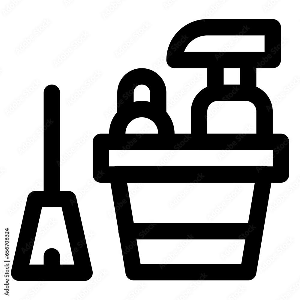 Obraz premium Cleaning Icon