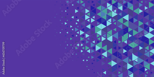  Multicolored abstract Triangle background with variety of triangular shapes and colors, triangles or concave with Copy space 