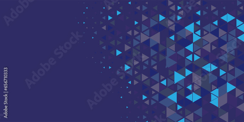  Multicolored abstract Triangle background with variety of triangular shapes and colors, triangles or concave with Copy space 