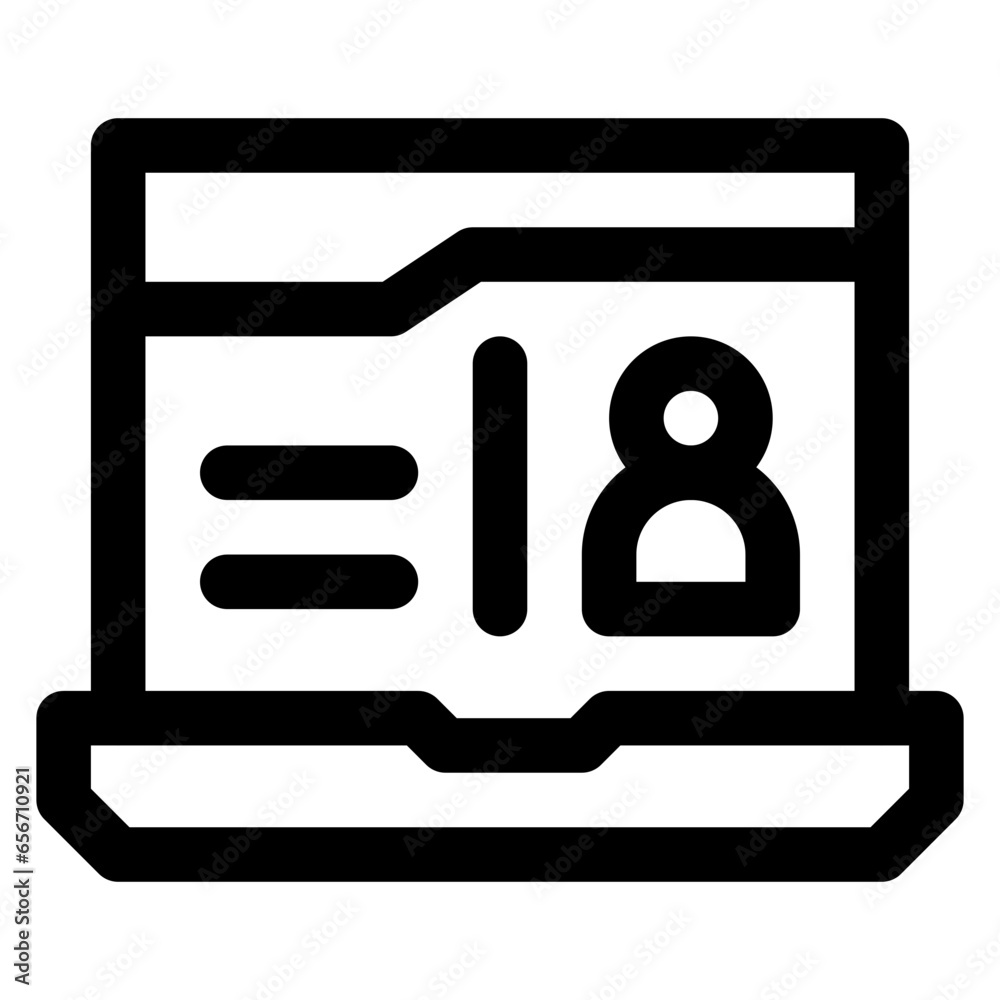 Web Portfolio Icon Web Portfolio Icon