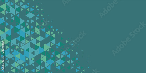  Multicolored abstract Triangle background with variety of triangular shapes and colors, triangles or concave with Copy space 