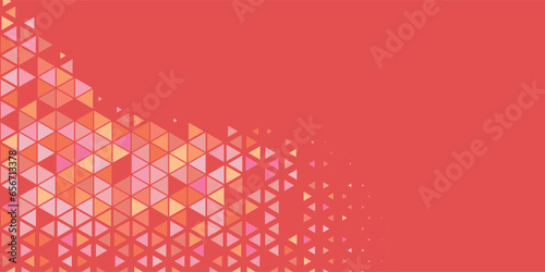  Multicolored abstract Triangle background with variety of triangular shapes and colors, triangles or concave with Copy space 