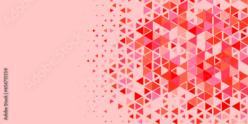  Multicolored abstract Triangle background with variety of triangular shapes and colors, triangles or concave with Copy space 