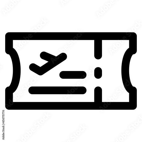 Flight Ticket Icon