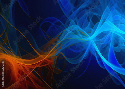 abstract background with smoke © Artur