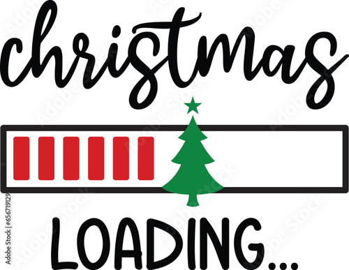 Christmas Loading T-shirt Design