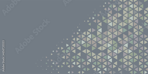  Multicolored abstract Triangle background with variety of triangular shapes and colors, triangles or concave with Copy space 