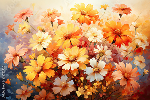 Watercolor Sunflowers: Dreamy Summer Breeze