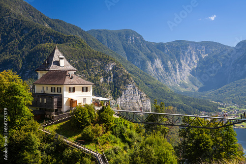 Foto Rudolfsturm,Weltblick Hallstatt,near the Skywalk Lake Hallstatt, Hallstatt, Salz