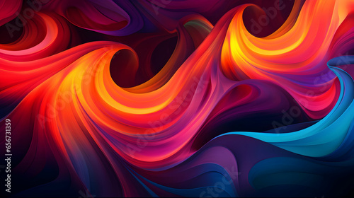 abstract background with flames Ai 