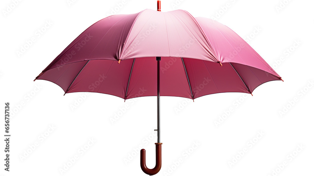 pink umbrella isolated on background