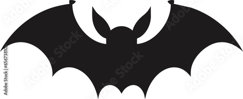 Bat animal vector isolated icon. Bat emoji illustration.