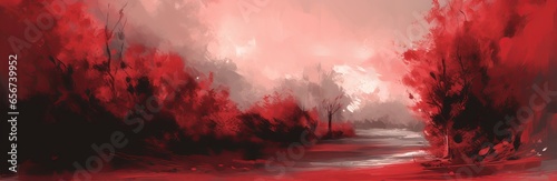 abstract red background in the style of free brushwork, soft tonal transitions, spectacular backdrops,  banner, web banner, texture, business, advertisement, background