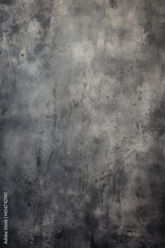 Black Painted wall surface with distressed texture and cracked peeling paint. © KG