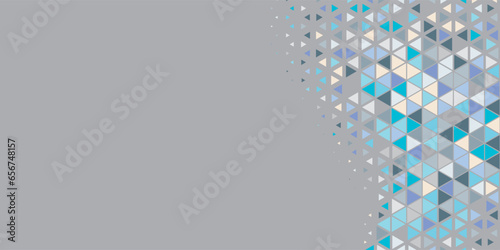  Multicolored abstract Triangle background with variety of triangular shapes and colors, triangles or concave with Copy space 