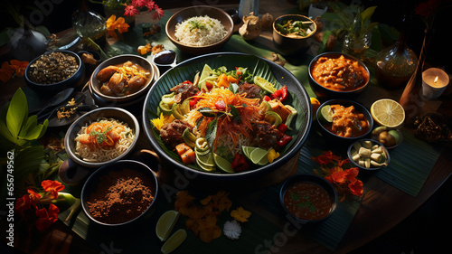 Thai food, typical dishes of Thailand