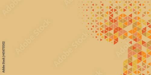  Multicolored abstract Triangle background with variety of triangular shapes and colors, triangles or concave with Copy space 