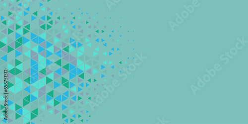  Multicolored abstract Triangle background with variety of triangular shapes and colors, triangles or concave with Copy space 