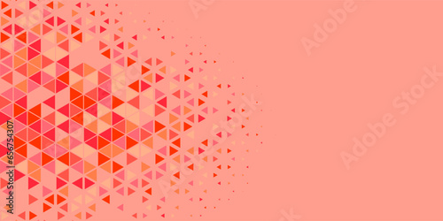  Multicolored abstract Triangle background with variety of triangular shapes and colors, triangles or concave with Copy space 