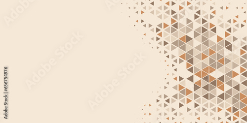  Multicolored abstract Triangle background with variety of triangular shapes and colors, triangles or concave with Copy space 