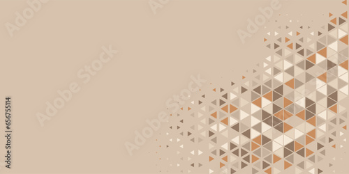  Multicolored abstract Triangle background with variety of triangular shapes and colors, triangles or concave with Copy space 