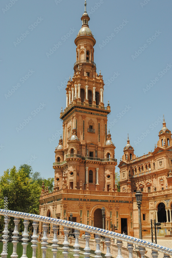 Obraz premium Plaza da Espanha em Sevilha