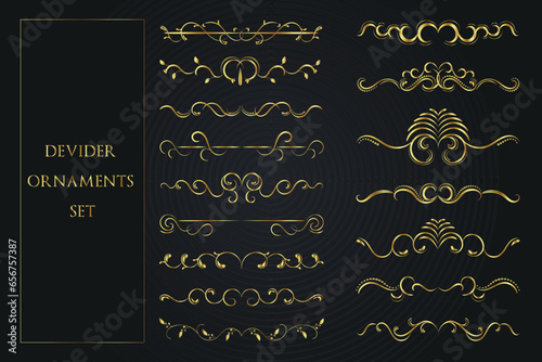 Floral logo ornamental elements mega collection decoration pack